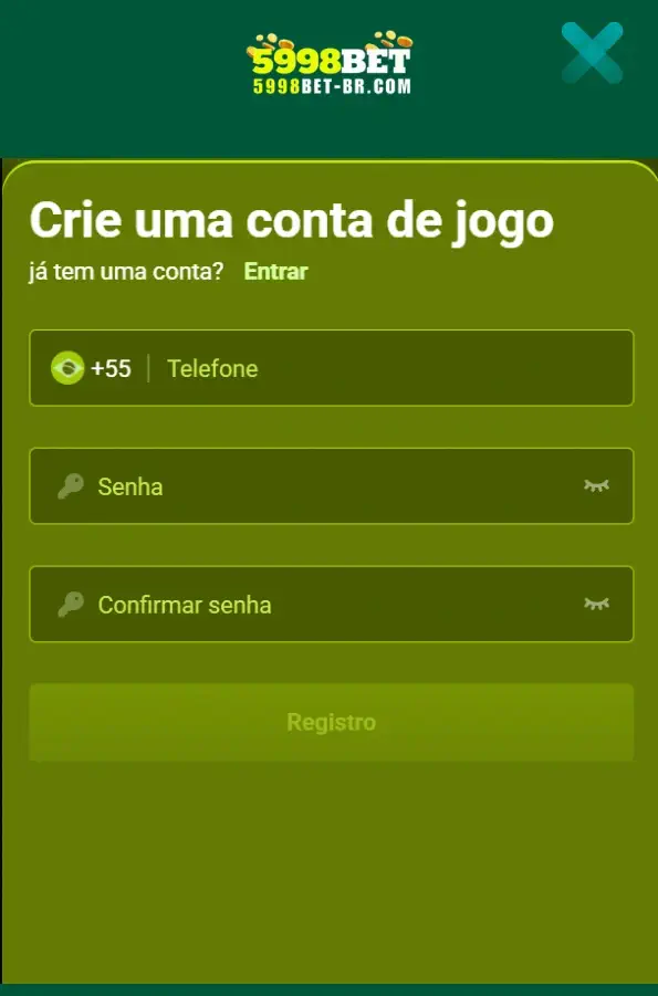 registro e login